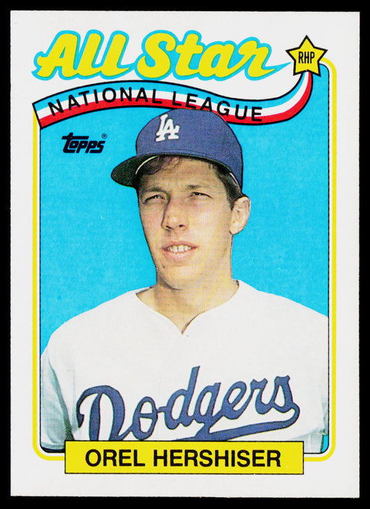 Orel Hershiser 1989 Topps #394 Los Angeles Dodgers