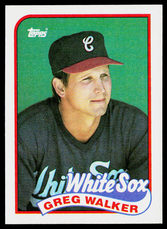 Greg Walker 1989 Topps #408 Chicago White Sox