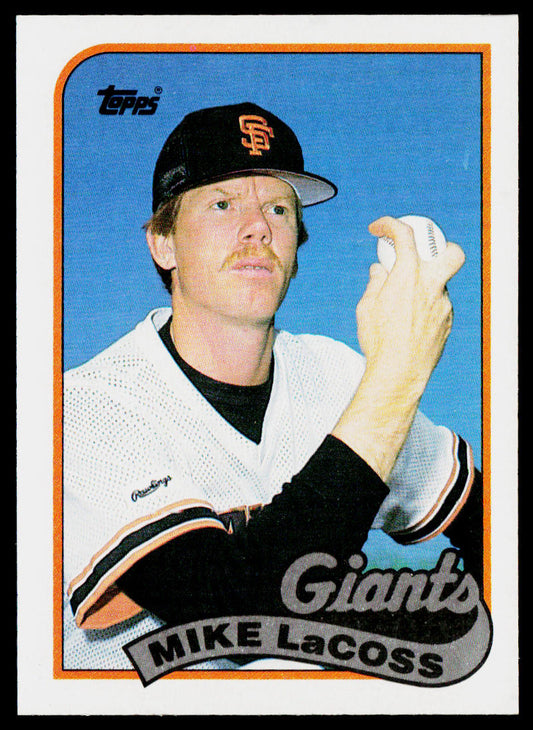Mike LaCoss 1989 Topps #417 San Francisco Giants