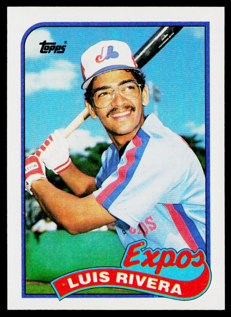 Luis Rivera 1989 Topps #431 Montreal Expos