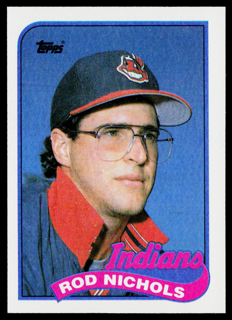 Rod Nichols 1989 Topps #443 RC Cleveland Indians