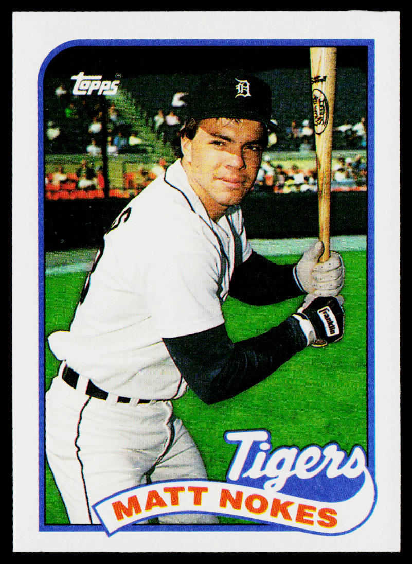 Matt Nokes 1989 Topps #445 Detroit Tigers