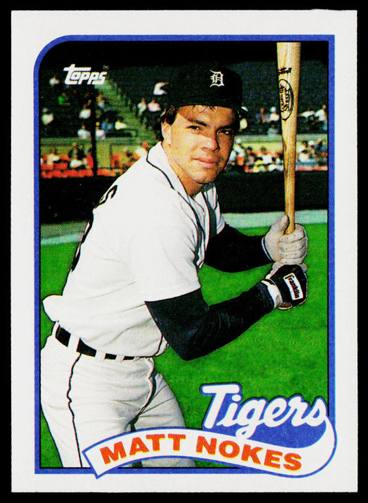 Matt Nokes 1989 Topps #445 Detroit Tigers