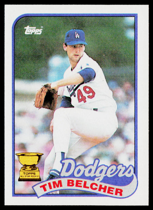 Tim Belcher 1989 Topps #456 Los Angeles Dodgers