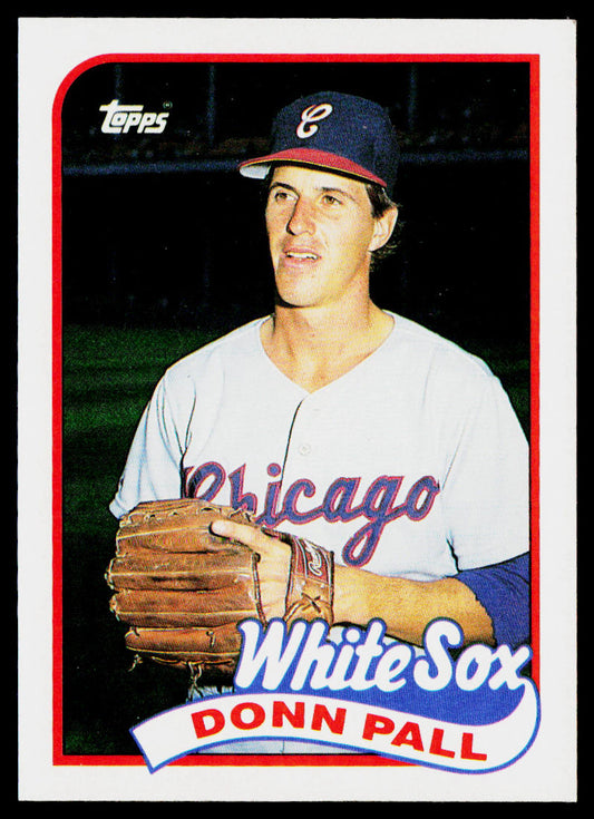 Donn Pall 1989 Topps #458 RC Chicago White Sox