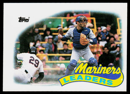Mariners Leaders 1989 Topps #459 Seattle Mariners