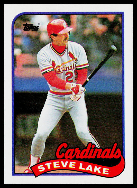 Steve Lake 1989 Topps #463 St. Louis Cardinals