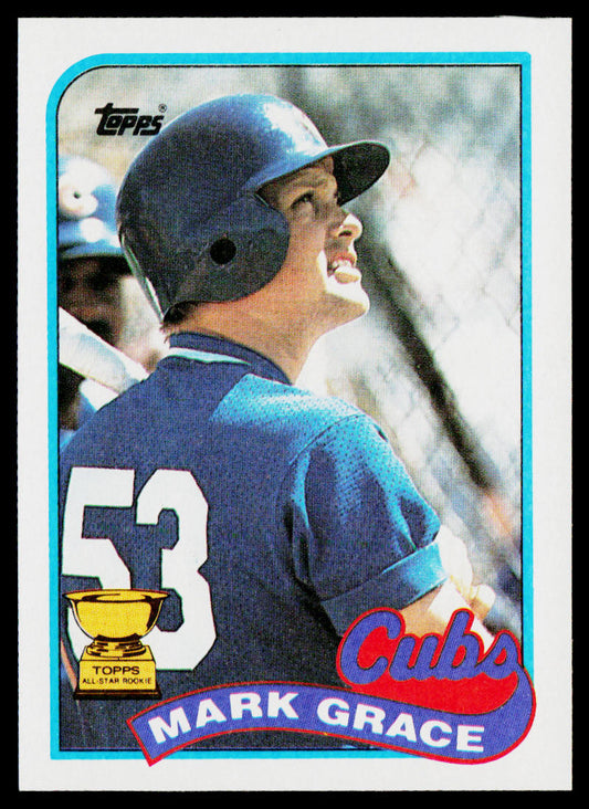 Mark Grace 1989 Topps #465 Chicago Cubs