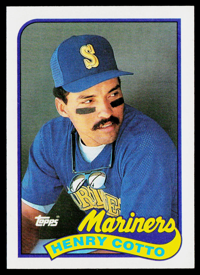 Henry Cotto 1989 Topps #468 Seattle Mariners