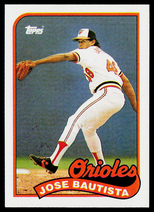 Jose Bautista 1989 Topps #469 RC Baltimore Orioles