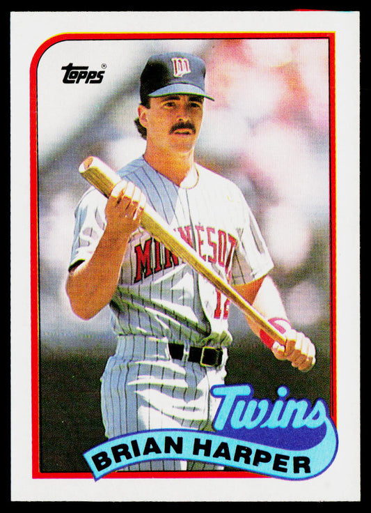 Brian Harper 1989 Topps #472 Minnesota Twins