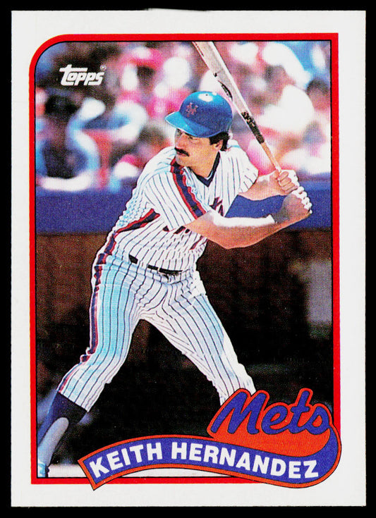 Keith Hernandez 1989 Topps #480 New York Mets