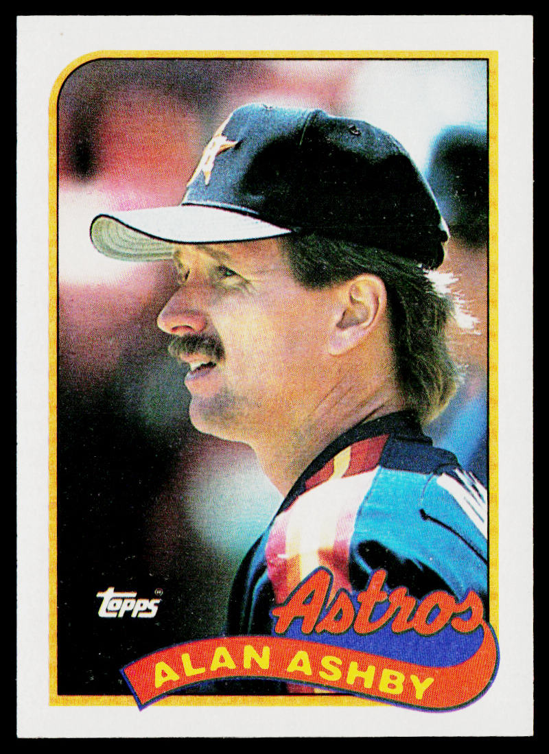 Alan Ashby 1989 Topps Doubleheader All-Stars #NNO