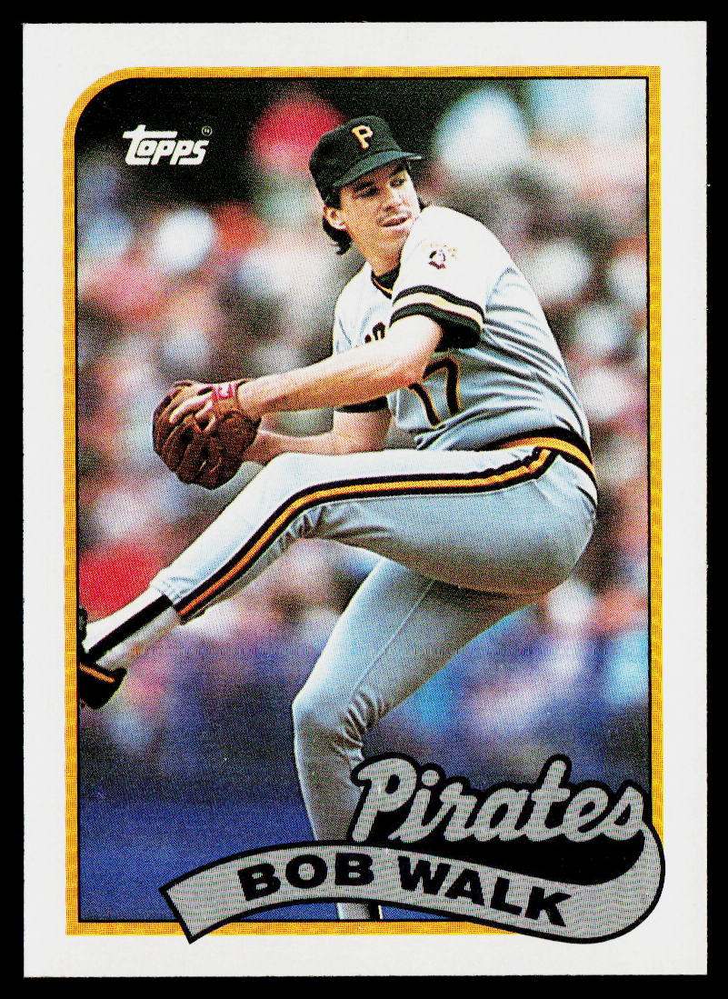 Bob Walk 1989 Topps #504 Pittsburgh Pirates