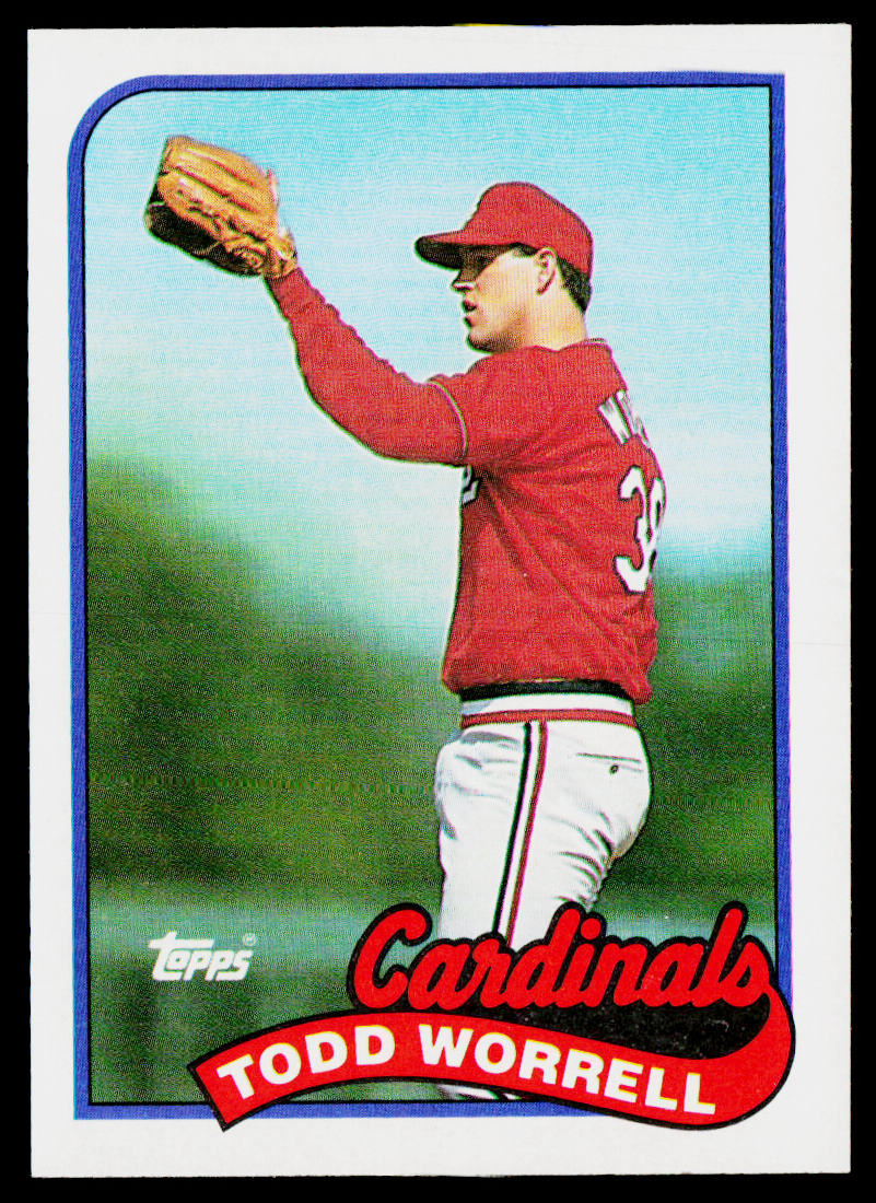 Todd Worrell 1989 Topps #535 St. Louis Cardinals