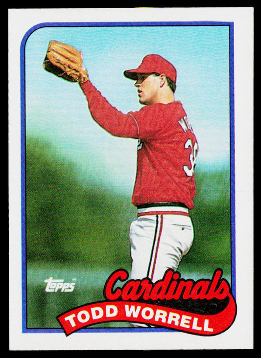Todd Worrell 1989 Topps #535 St. Louis Cardinals