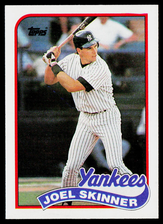 Joel Skinner 1989 Topps #536 New York Yankees
