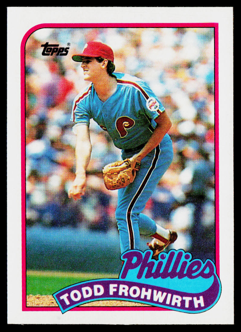 Todd Frohwirth 1989 Topps #542 Philadelphia Phillies