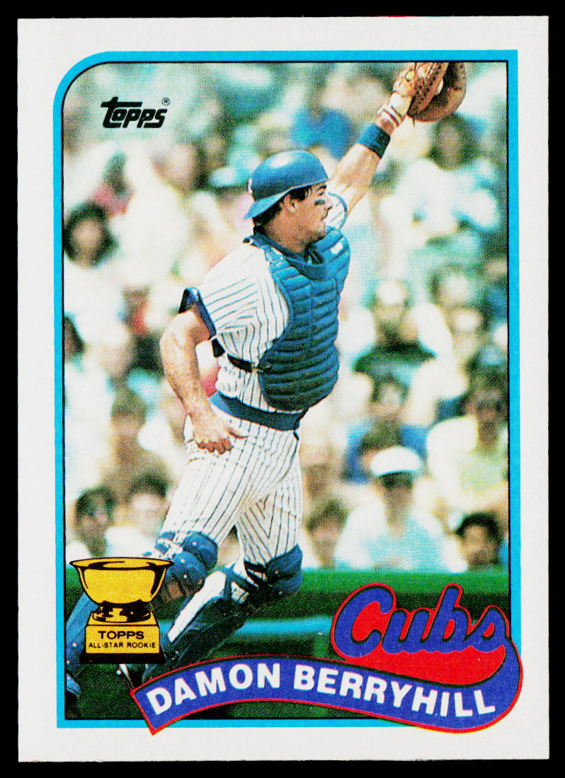 Damon Berryhill 1989 Topps #543 Chicago Cubs