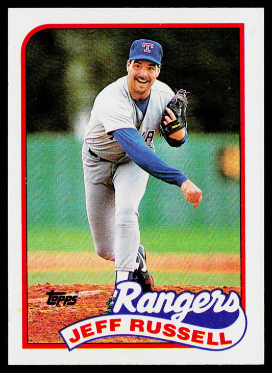Jeff Russell 1989 Topps #565 Texas Rangers