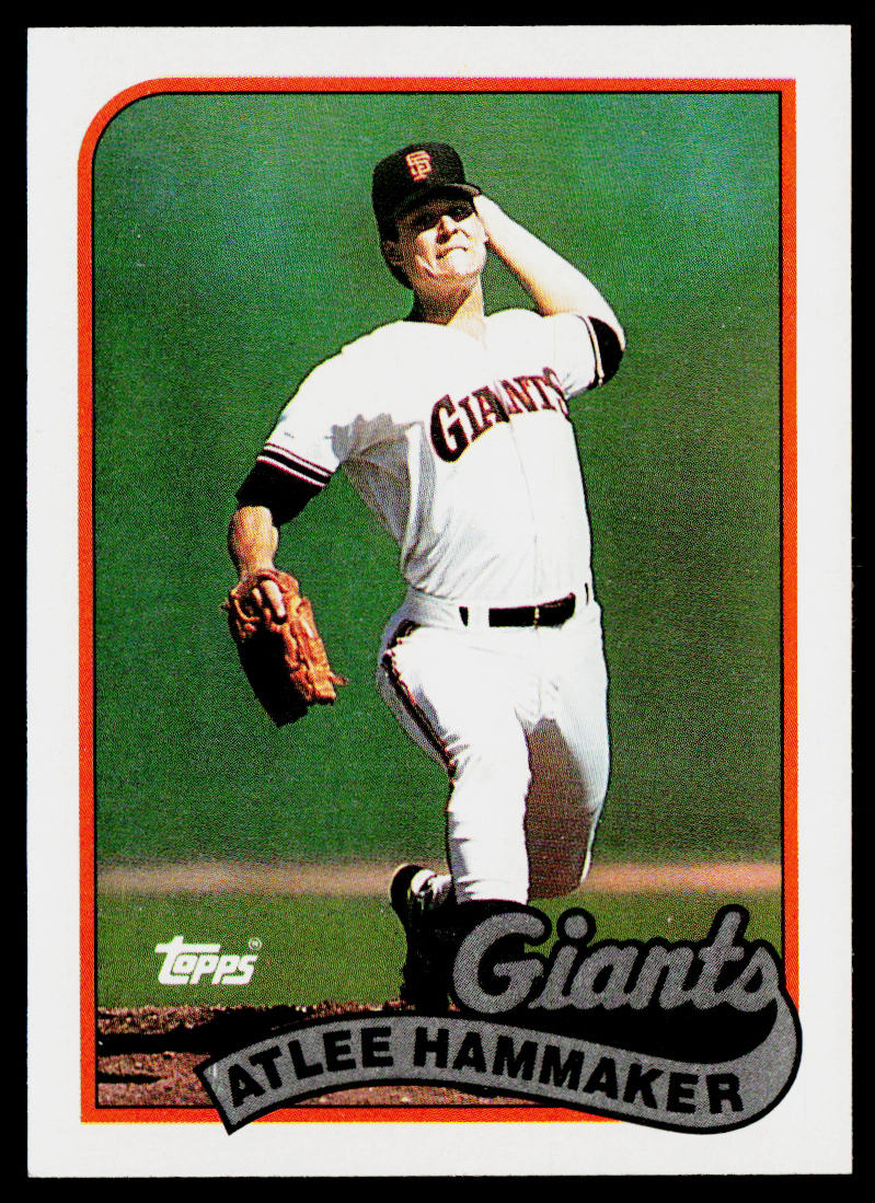 Atlee Hammaker 1989 Topps #572 San Francisco Giants