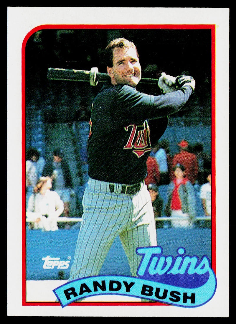 Randy Bush 1989 Topps #577 Minnesota Twins