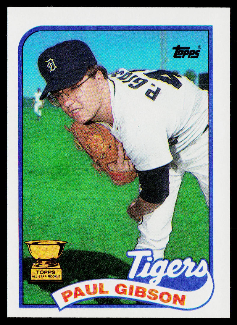 Paul Gibson 1989 Topps #583 RC Detroit Tigers