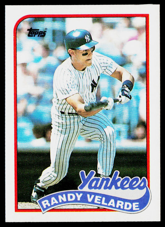 Randy Velarde 1989 Topps #584 New York Yankees