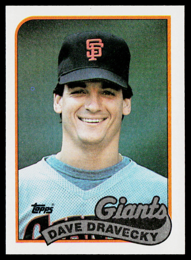 Dave Dravecky 1989 Topps #601 San Francisco Giants