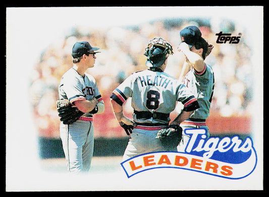 Tigers Leaders 1989 Topps #609 Detroit Tigers