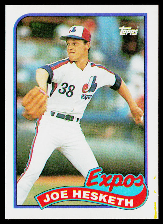 Joe Hesketh 1989 Topps #614 Montreal Expos