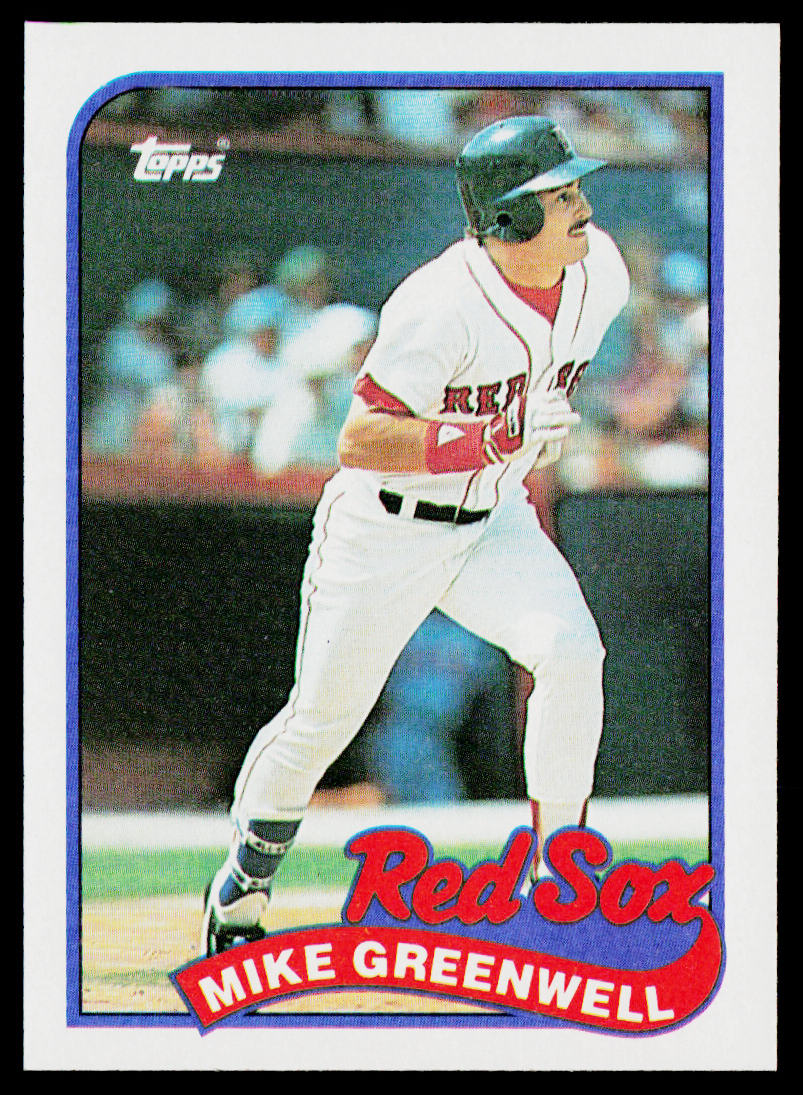 Mike Greenwell 1989 Topps #630 Boston Red Sox