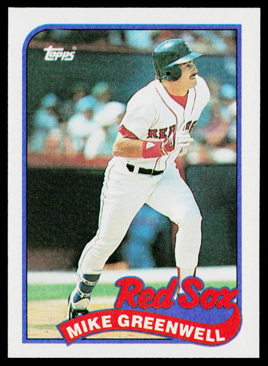 Mike Greenwell 1989 Topps #630 Boston Red Sox