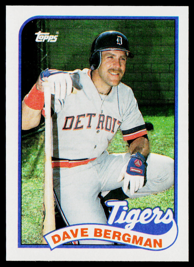 Dave Bergman 1989 Topps #631 Detroit Tigers