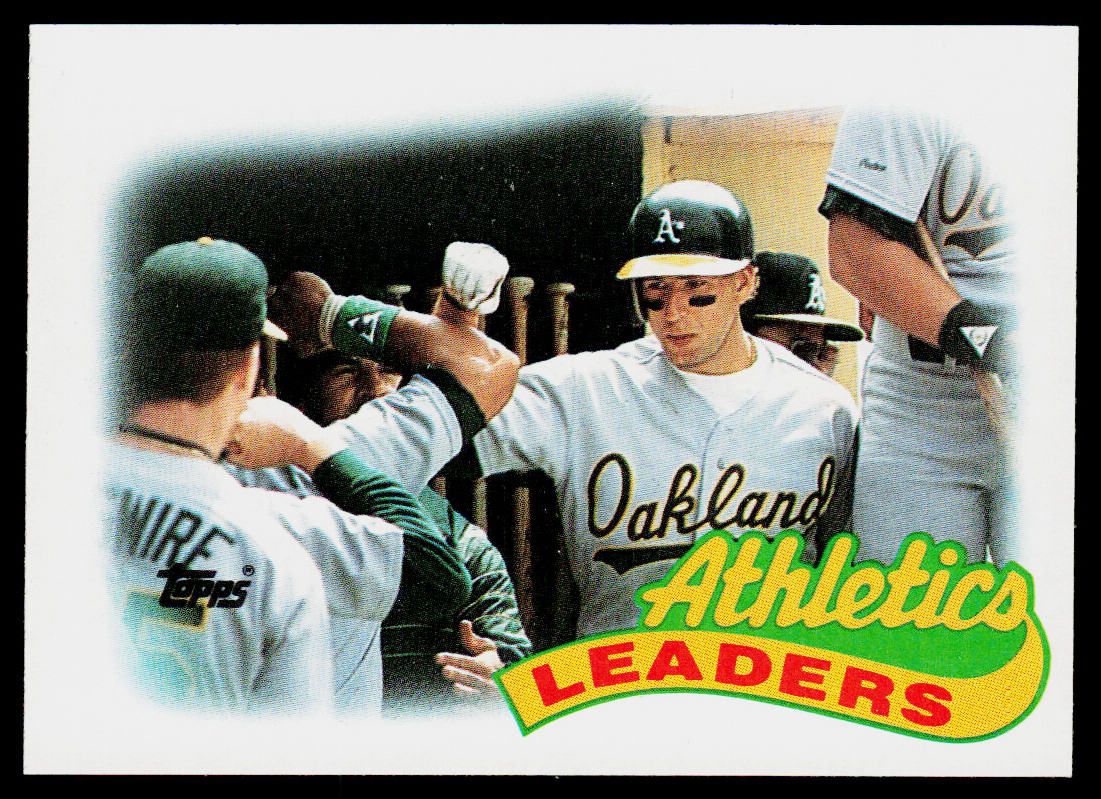 Athletics Leaders 1989 Topps #639 Oakland Athletics