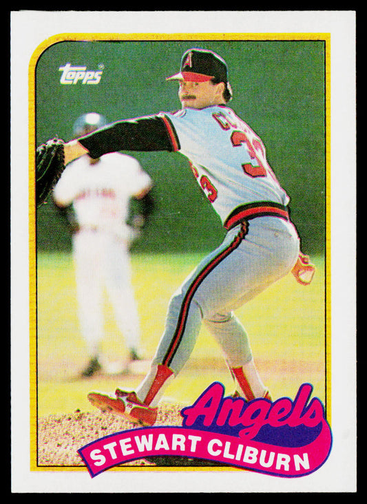 Stewart Cliburn 1989 Topps #649 California Angels