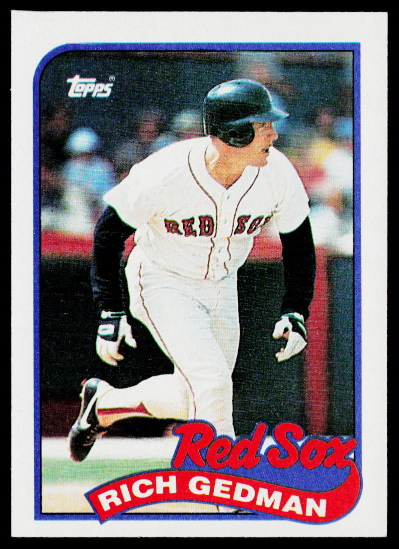 Rich Gedman 1989 Topps #652 Boston Red Sox
