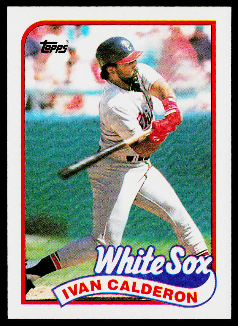 Ivan Calderon 1989 Topps #656 Chicago White Sox