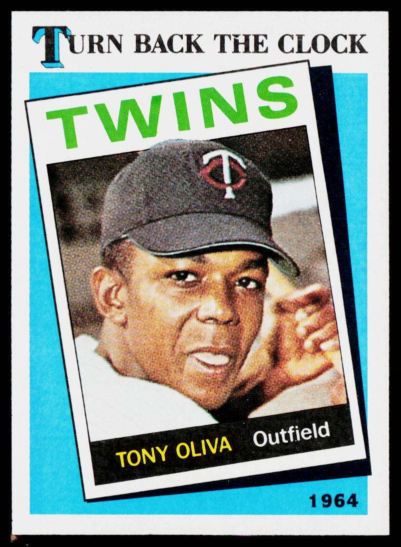 Tony Oliva 1989 Topps #665a ERR Minnesota Twins