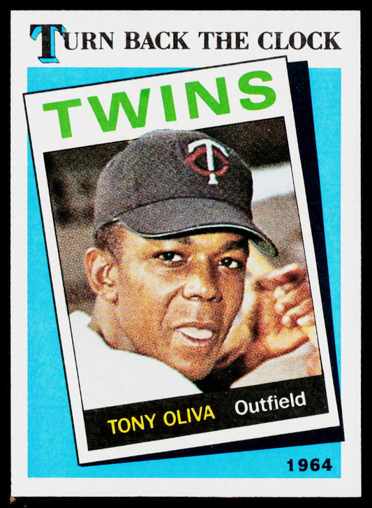 Tony Oliva 1989 Topps #665a ERR Minnesota Twins