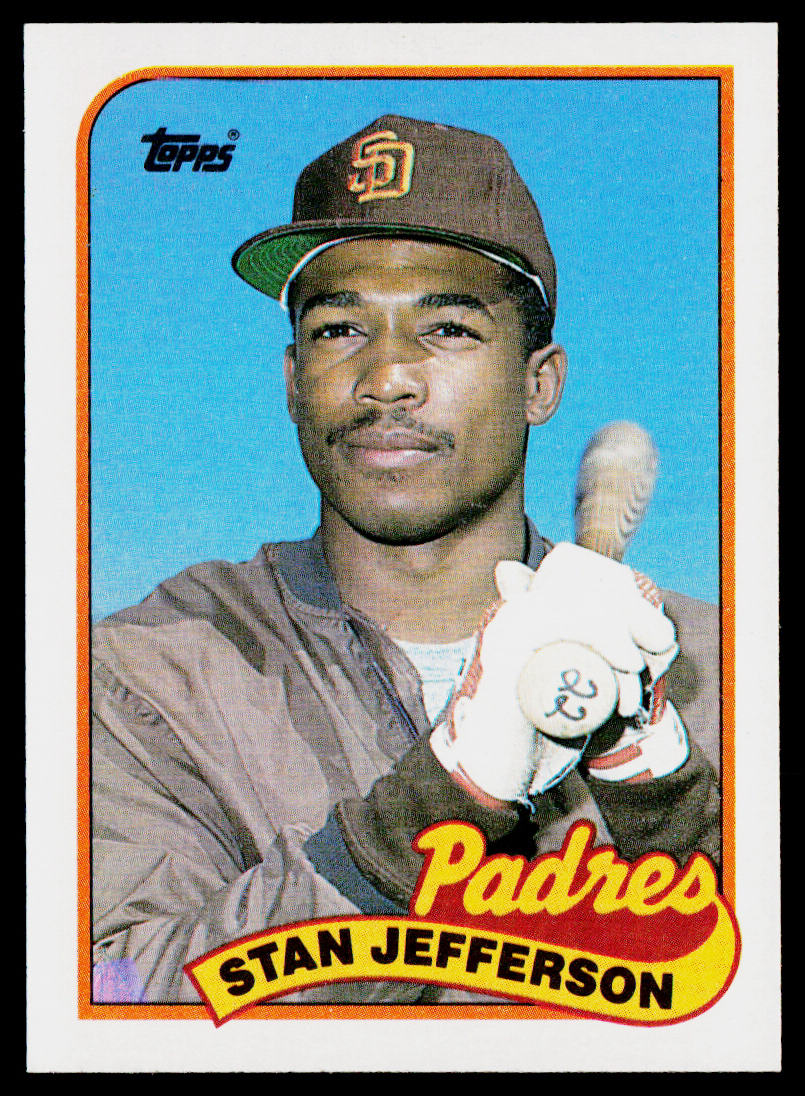 Stan Jefferson 1989 Topps #689b San Diego Padres