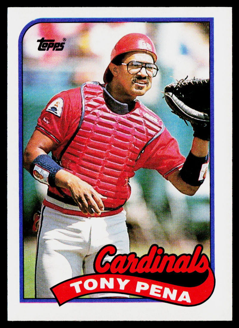 Tony Pena 1989 Topps #715 St. Louis Cardinals