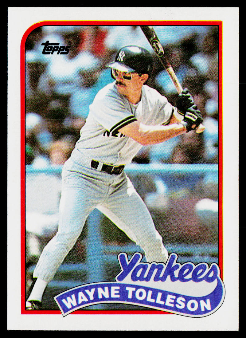 Wayne Tolleson 1989 Topps #716 New York Yankees
