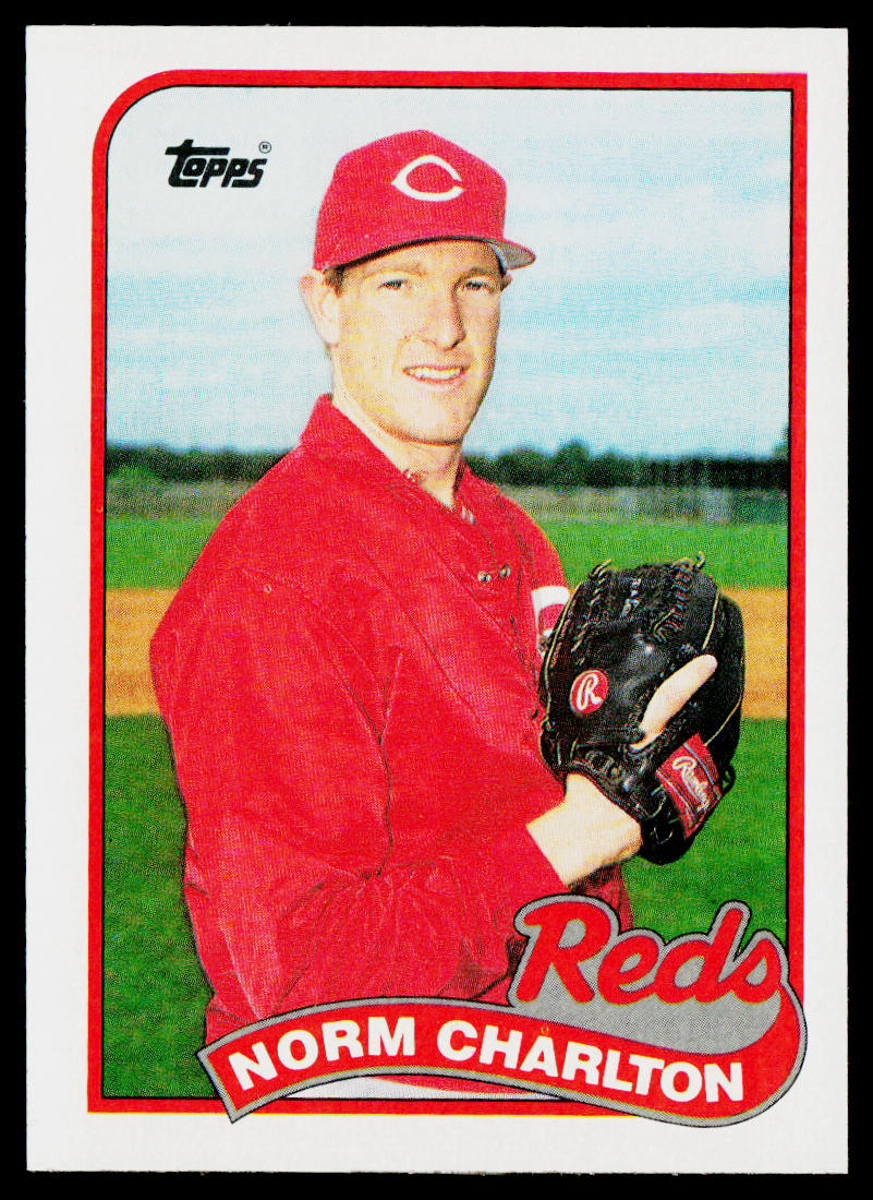 Norm Charlton 1989 Topps #737 RC Cincinnati Reds