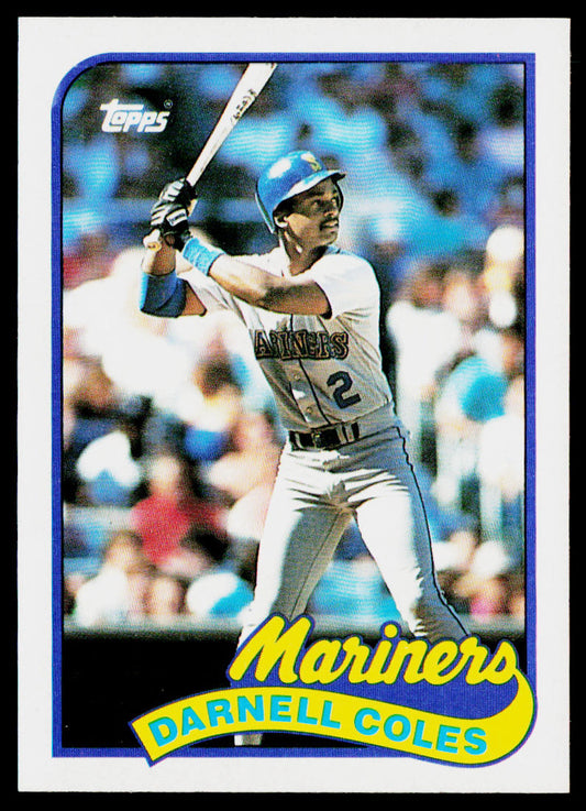 Darnell Coles 1989 Topps #738 Seattle Mariners