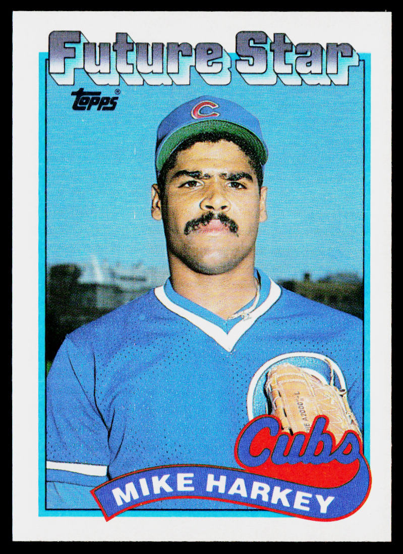 Mike Harkey 1989 Topps #742a RC Chicago Cubs