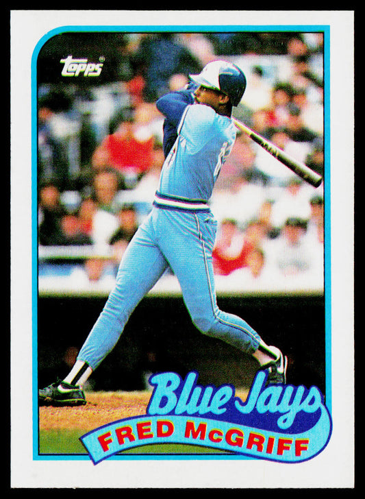 Fred McGriff 1989 Topps #745 Toronto Blue Jays