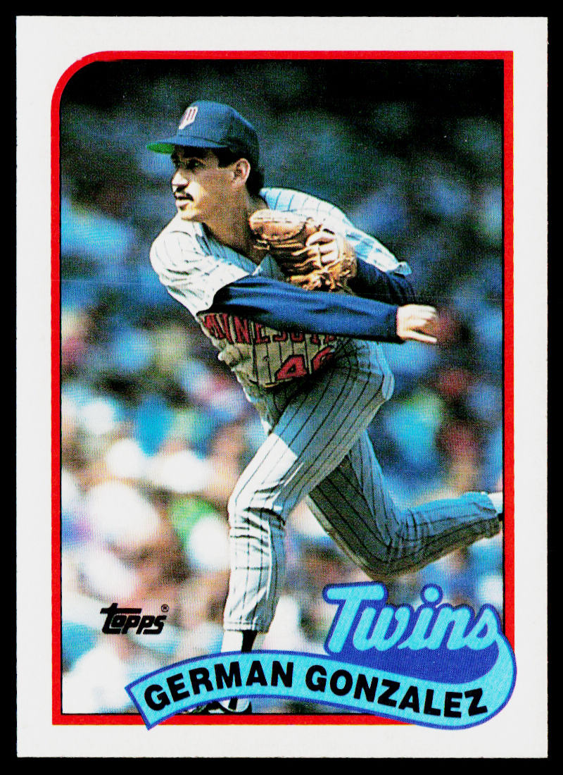 German Gonzalez 1989 Topps #746 Minnesota Twins