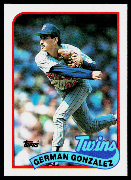 German Gonzalez 1989 Topps #746 Minnesota Twins