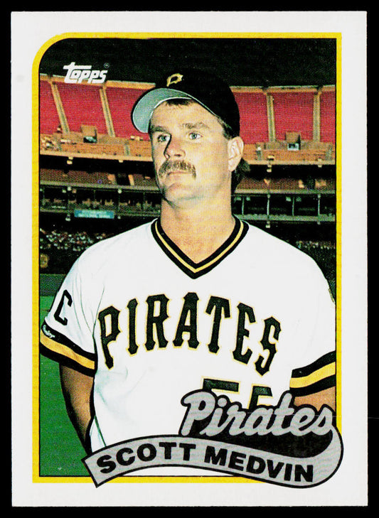 Scott Medvin 1989 Topps #756 RC Pittsburgh Pirates